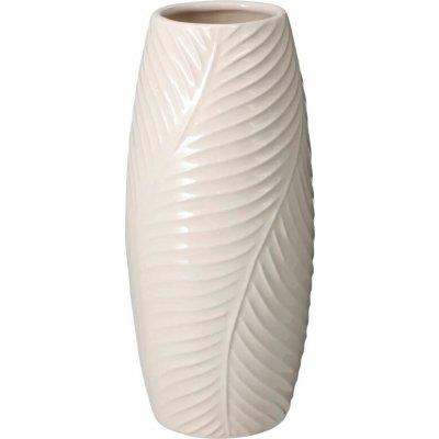 Váza porcelán 93x93x202mm motiv list, krémová – Hledejceny.cz