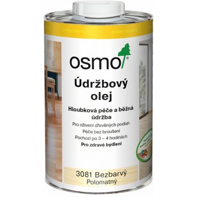 Osmo 3079 Údržbový olej 2,5 l Bezbarvý mat – Sleviste.cz