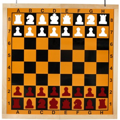 Madon Demonstrační skladací magnetická šachovnice 86x86cm – Hledejceny.cz