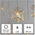 Emos DCGW06 LED vánoční závěs sněhové vločky 84 cm – Zbozi.Blesk.cz