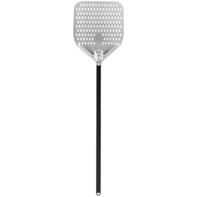 TECHNICA Perforovaná lopata na pizzu z nerezové oceli s hliníkovou úchytem, čtvercová, 310x355x1200 mm | TECHNICA, Pizza Line – Sleviste.cz