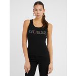 Guess COLORFUL LOGO TANK TOP W3GP43K9I51 JBLK Černá – Sleviste.cz