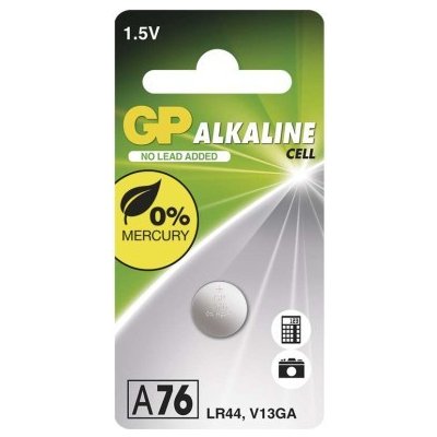 Alkalická knoflíková baterie GP A76F (LR44) – Zboží Mobilmania