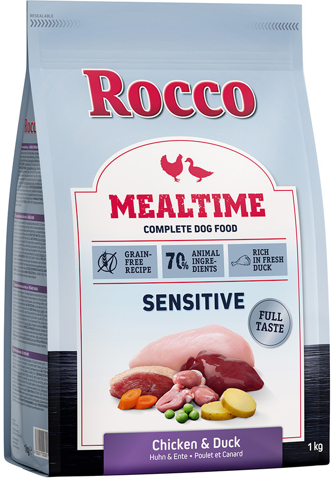 Rocco Mealtime Sensitive kachní a kuřecí 1 kg