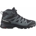 Salomon X Ward Leather Mid GTX W 471820 dámské vyšší nepromokavé India ink – Zboží Dáma