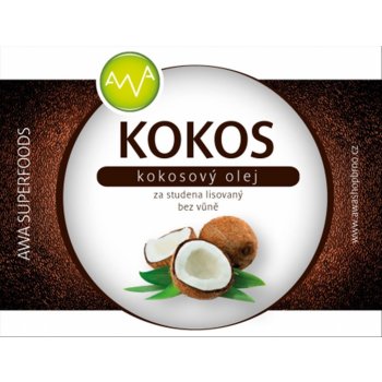 AWA superfoods Bio kokosový olej 400 ml