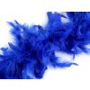 Karnevalový kostým Prima-obchod Bohaté boa krůtí peří 60 g délka 1 8 m 15 modrá královská