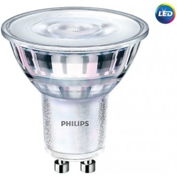 Philips LED žárovka GU10 CP 4W 50W teplá bílá 3000K stmívatelná, reflektor 36°