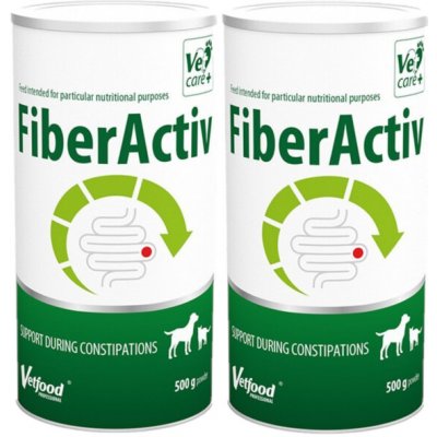 VETFOOD FIBERActiv 2 x 500 g – Hledejceny.cz