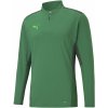 Pánská mikina Puma teamCUP 1 4 Zip Top 65672805 zelená