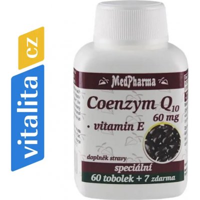 MedPharma Coenzym Q10 30 mg +vit E+selen 67 tablet – Hledejceny.cz