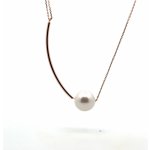 Lenka Výmolová perla na řetízku z růžového zlato – Zboží Dáma