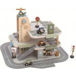 2Kids Toys Dřevěná garáž s cestou – Zboží Dáma