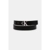 Pásek Calvin Klein Jeans dámský pásek Mono Pl Rev Lthr Belt K60K612290 Černá