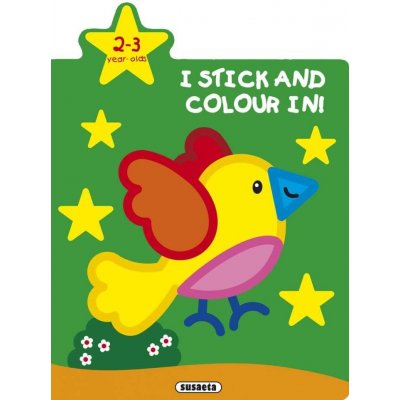 I stick and colour in! - Bird 2-3 year