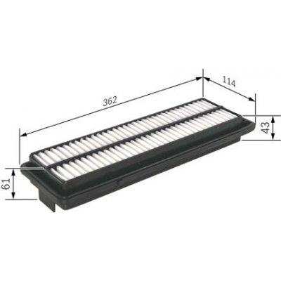 Vzduchový filtr BOSCH F 026 400 232 – Hledejceny.cz