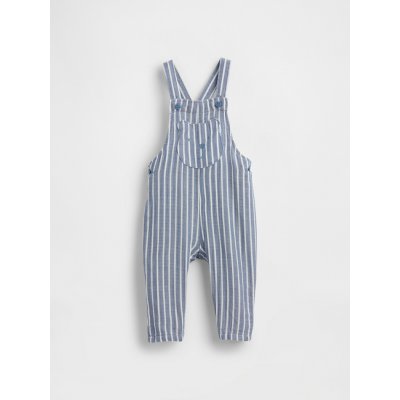 GAP Baby mušelínový overal Brannan Bear Modrá Modrá – Zboží Mobilmania