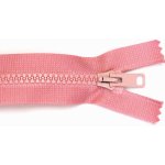 Kostěný zip dělitelný 75 cm starorůžový – Zboží Mobilmania
