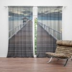 Sablio Závěs Dřevěné molo: 2ks 140x250cm – Hledejceny.cz