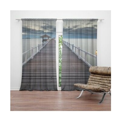Sablio Závěs Dřevěné molo: 2ks 140x250cm – Hledejceny.cz