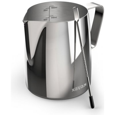 Xavax Barista konvička na přípravu mléčné pěny s perem pro Latte Art 600 ml, – Zboží Dáma