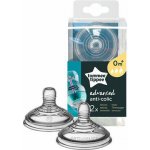 Tommee Tippee savička Advanced Anti-Colic Vari Flow 2ks 0m+ Bílá – Zboží Mobilmania