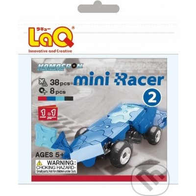 LaQ Hamacron Constructor Mini Racer Modrý – Zboží Mobilmania