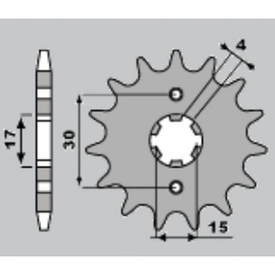 PBR Sprockets 274 15 18NC | Zboží Auto
