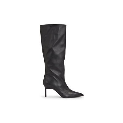 Calvin Klein Geo Stiletto Knee Boot 70 HW0HW01691 Ck Black BEH – Zboží Mobilmania