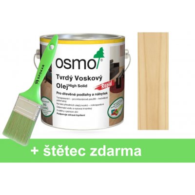 Osmo 3362 Tvrdý voskový olej Expres 0,75 l Bezbarvý mat – Sleviste.cz