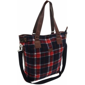 SoulCal Cal Tartan Totebag Check