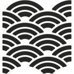 Reflective Berlin Reflexní nálepky Reflective Shapes Sunrise black – Zboží Dáma