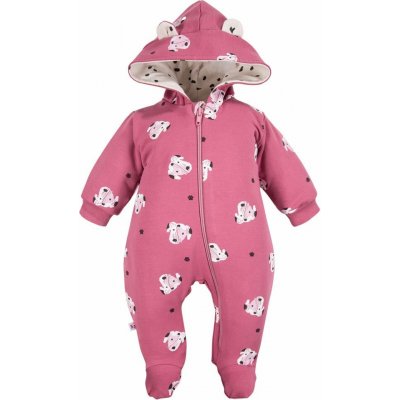 Eevi Kojenecká kombinéza overal Dogs&Spots TMAVĚ RŮŽOVÁ – Sleviste.cz