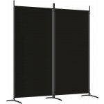 Greatstore 2 dílný paraván bílý 175x 180 cm textil – Zboží Dáma