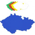Ostatní Mapa ČR plastová obrysová – Zboží Dáma