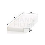 Filtr, vzduch v interiéru MANN-FILTER CU 45 004 – Hledejceny.cz