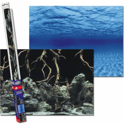 Aqua Nova pozadí oboustranné tree roots water S 60 x 30 cm – Zboží Mobilmania