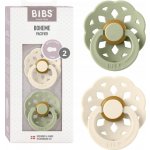 Bibs Boheme přírodní kaučuk 2ks ivory sage – Zboží Dáma
