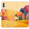 Pouzdro a kryt na mobilní telefon Pouzdro iSaprio Flip s kapsičkami na karty - Autumn Forest Samsung Galaxy A50