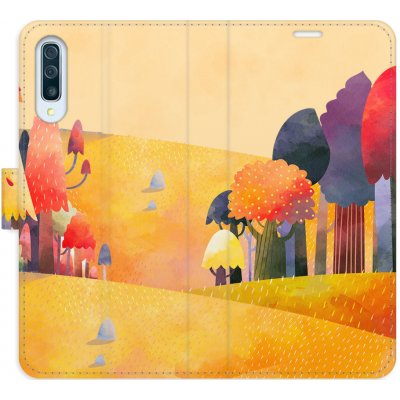 Pouzdro iSaprio Flip s kapsičkami na karty - Autumn Forest Samsung Galaxy A50 – Zboží Mobilmania