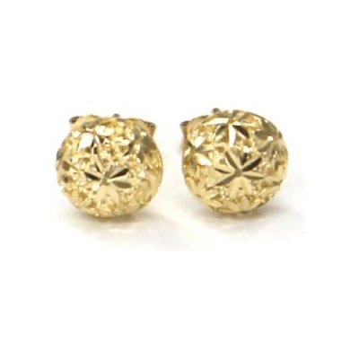 Pattic náušnice ze žlutého zlata ARP310704Y – Zboží Dáma