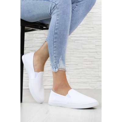 Prety slip on 11018-8WH bílé – Zboží Dáma