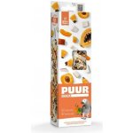 Puur Tyčinky Snack papája a meruňka pro papoušky 170 g – Hledejceny.cz