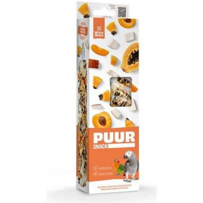 Puur Tyčinky Snack papája a meruňka pro papoušky 170 g – Hledejceny.cz