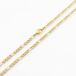 SILVEGO Náhrdelník z chirurgické oceli figaro pozlacený 18kt žlutým zlatemKMM237721NGP – Zboží Dáma