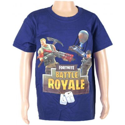 Fortnite dětské tričko Battle Royale modré – Zboží Mobilmania