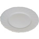 Talíř mělký skleněný EBRO 25,5cm BÍ – Zboží Dáma