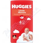 Huggies Little Movers 4 7 - 18 kg 50 ks – Zboží Dáma