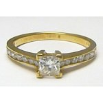 Klenoty Budín zásnubní prsten s diamanty 3810228 – Zbozi.Blesk.cz