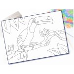 Radost v písku Šablona na pískování tukan A5 148 x 210 mm – Zboží Dáma